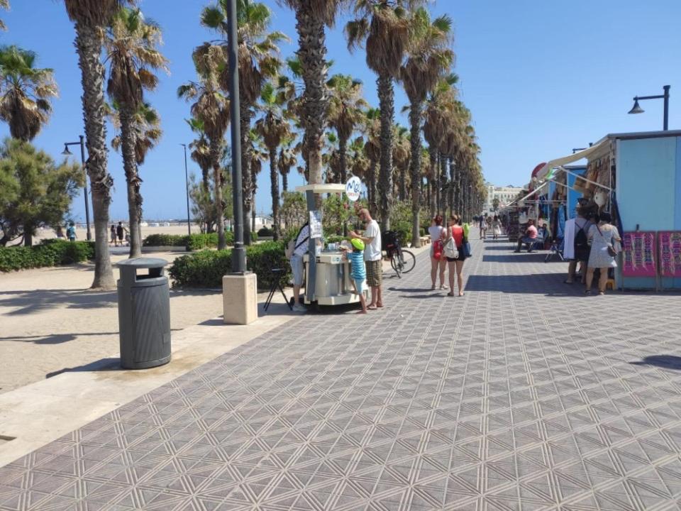 Ferienwohnung El Rinconcito Del Cabanyal Valencia Exterior foto